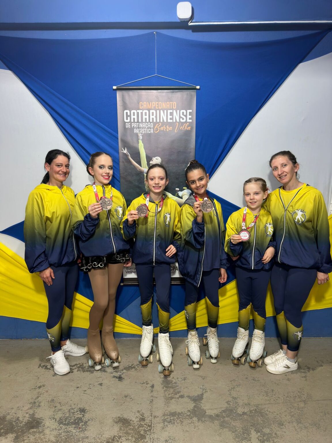 Nossas Meninas Brilharam no Campeonato de Patinação!