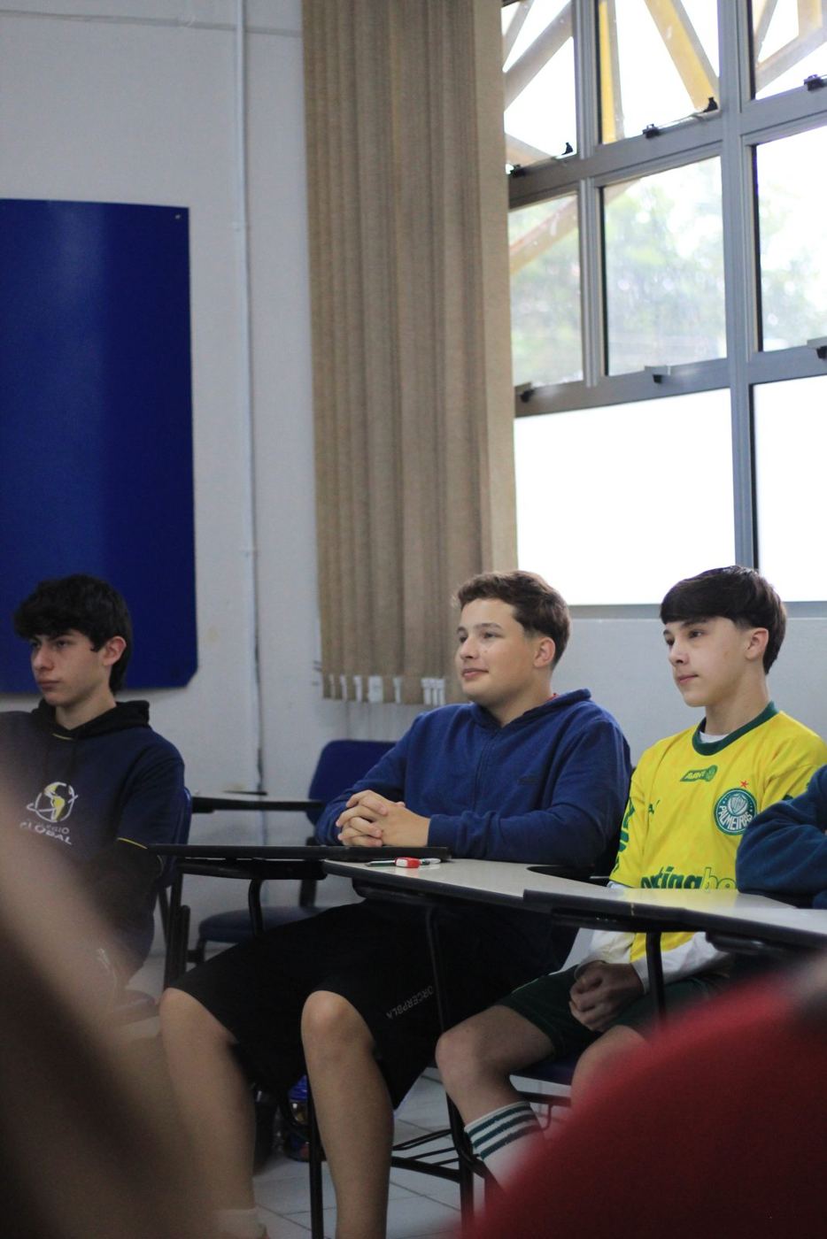 Palestra Descobrindo Meu Caminho com o 9º ano do Colégio Global