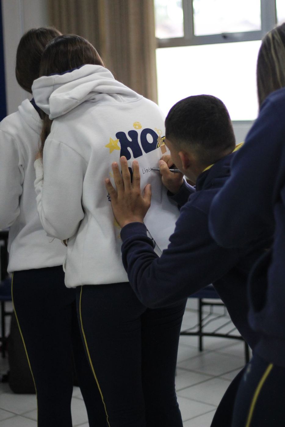 Palestra Descobrindo Meu Caminho com o 9º ano do Colégio Global