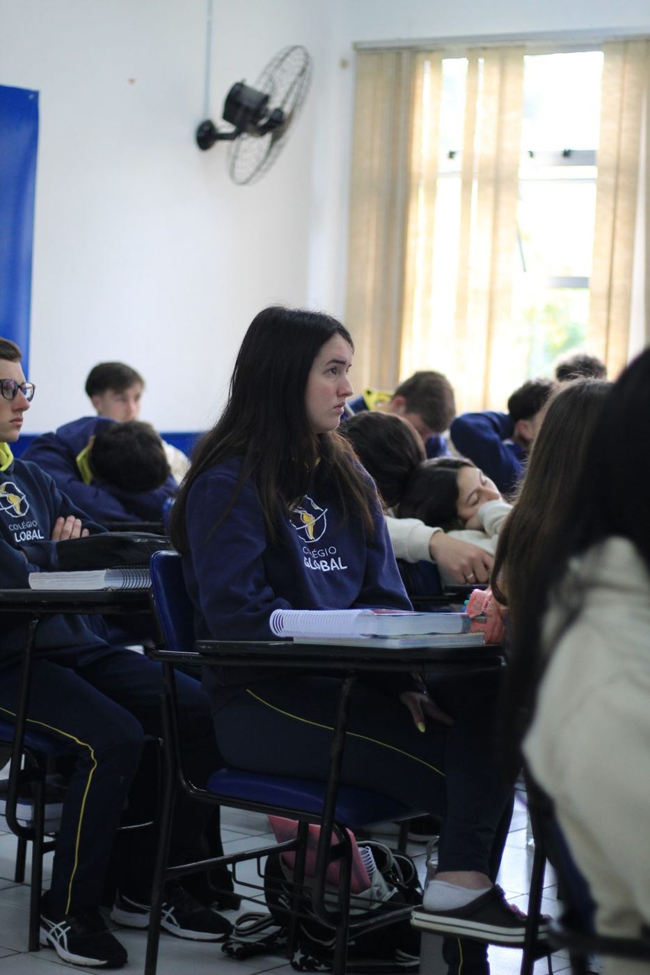 Palestra da promotora Dra. Gabriela Arenhart para o Terceirão do Colégio Global